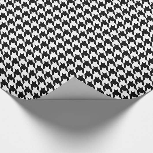 Zwart-witgeluid Cadeaupapier (Hoek)