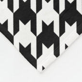 Zwart-witgeluid Fleece Deken (Hoek)