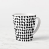 Zwart-witgeluid Latte Mok (Rechterhoek)