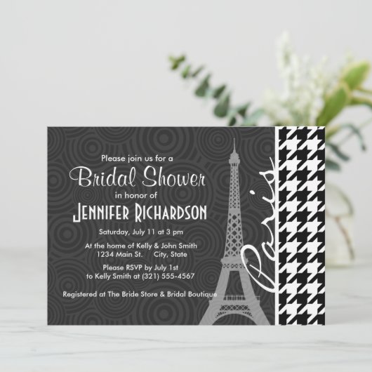 Zwart-witgeluid; Parijs Kaart (Staand voorkant)