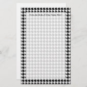 Zwart-witgeluid stijlvolle Mode Designer Briefpapier (Voorkant / Achterkant)