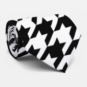 Zwart-witgeluid Stropdas (Opgerold)