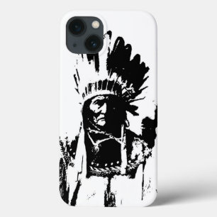 Zwart-witGeronimo iPhone 13 Hoesje