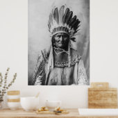Zwart-witGeronimo Poster Geschiedenis Fotografie (Keuken)
