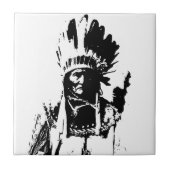 Zwart-witGeronimo Tegeltje (Voorkant)