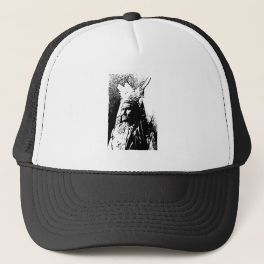 Zwart-witGeronimo Trucker Pet (Voorkant)