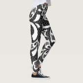 Zwart-witgezicht Leggings (Rechts)