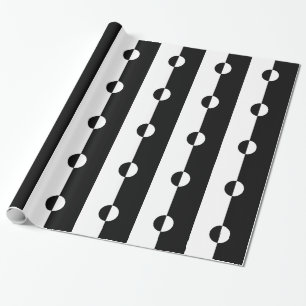 Zwart-witharmonie Cadeaupapier
