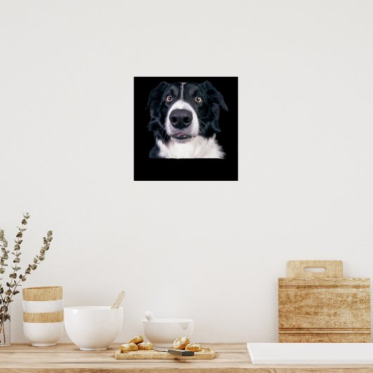 Zwart-withond Poster (Keuken)