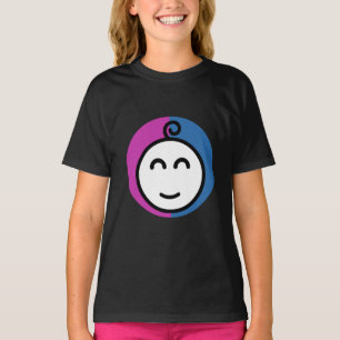 Zwart-witje voor meisjes t-shirt