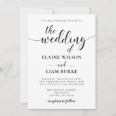 Zwart-witkalligrafie Kaart (Voorkant)