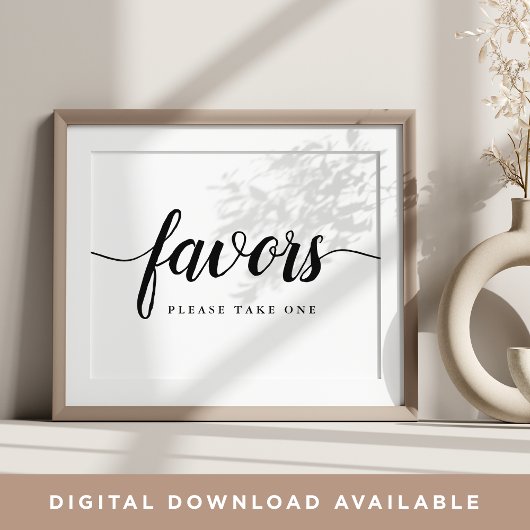 Zwart-witkalligrafie Weddenschap Poster