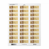 Zwart witkapje - originele foto etiket (Full Sheet)