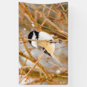 Zwart witkapje - originele foto spandoek (Verticaal)