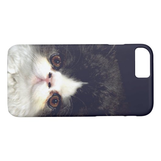 Zwart-witkatje Case-Mate iPhone Case (Achterkant (Horizontaal))