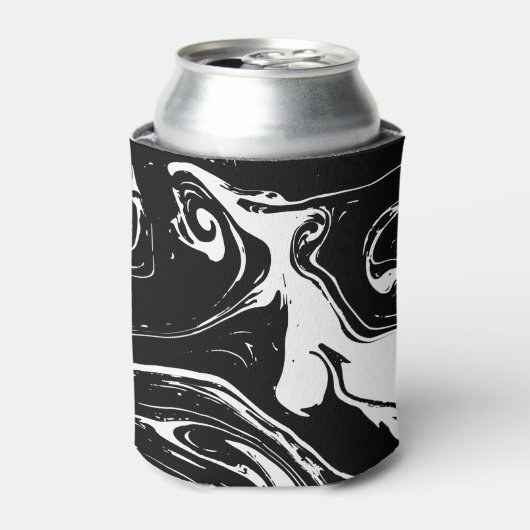 Zwart-witkleuren koeler (Blikje Voorkant)