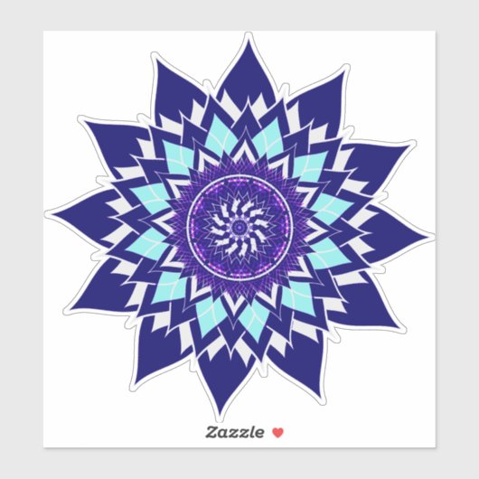 zwart-witkosmos sticker (Vel)