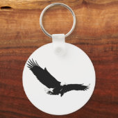 Zwart-witlandingadelaar Sleutelhanger (Voorkant)