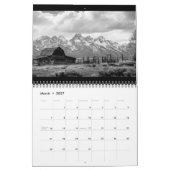Zwart-witlandschapsfotografie Kalender (Mar 2027)