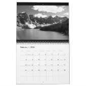 Zwart-witlandschapsfotografie Kalender (Feb 2026)