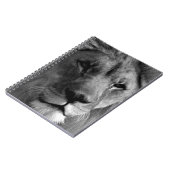 Zwart-witleeuw Notitieboek (Linkerzijde)