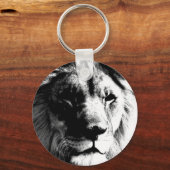 Zwart-witleeuw Sleutelhanger (Voorkant)