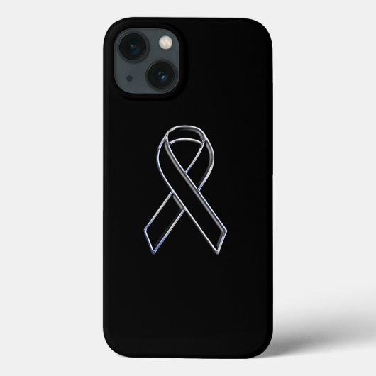 Zwart-witlint ontwerp voor bewustwording Case-Mate iPhone case (Achterkant)