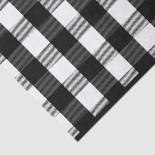 Zwart-witlumberjack Tissuepapier (Detail)