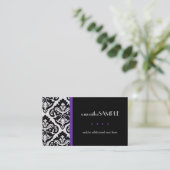 Zwart-witmasker, Paars Visitekaartje (Staand voorkant)