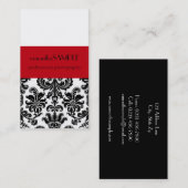 Zwart-witmasker Visitekaartje (Voorkant / Achterkant)