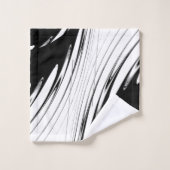 Zwart-witmoderne Bad Handdoek (Wasdoekje)