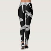 Zwart-witnavigatievenster Leggings (Achterkant)