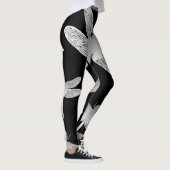 Zwart-witnavigatievenster Leggings (Rechts)