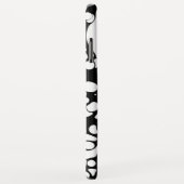 Zwart-witonthouding Case-Mate iPhone Case (Achterkant/rechts)