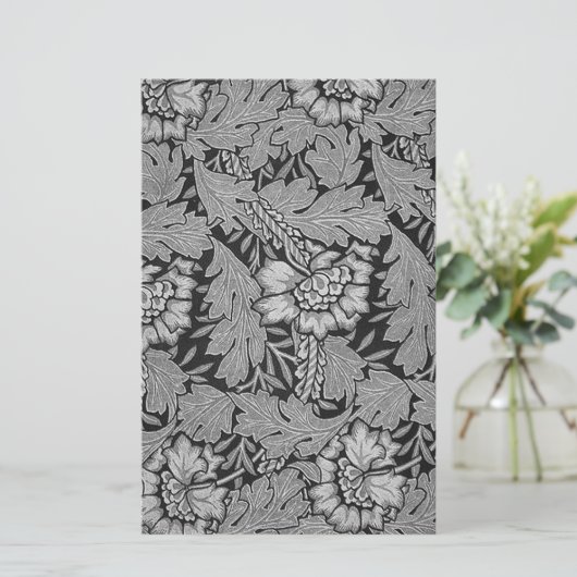 Zwart-witpapier met schroefdraad briefpapier (Staand voorkant)