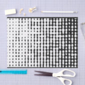 Zwart-witpapier voor Abstracte Stippen Tissuepapier (Craft)