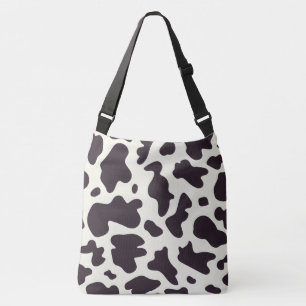 Zwart-witpatroon Koe afdrukken Crossbody Tas