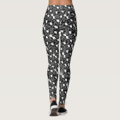 Zwart-witpatroon Leggings (Achterkant)