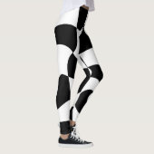 zwart-witpatroon van de controleur leggings (Rechts)