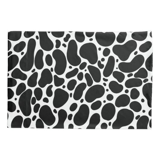 Zwart-witpenseelstreken Kussensloop (Achterkant)