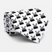 Zwart-witportret Stropdas (Opgerold)