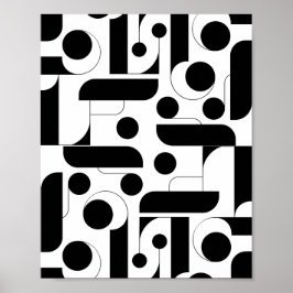 Zwart-witprint, Value-Poster papier (mat) Poster