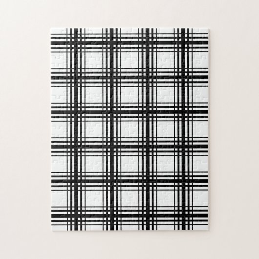 Zwart-witrooster Legpuzzel (Verticaal)