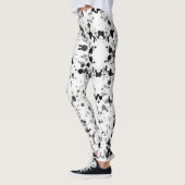 Zwart-witschilderplaatje Leggings (Links)