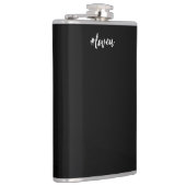 Zwart-witscript Heupfles (Rechts)