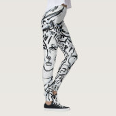 Zwart-witserie # 1 leggings (Rechts)