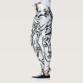 Zwart-witserie # 1 leggings (Links)
