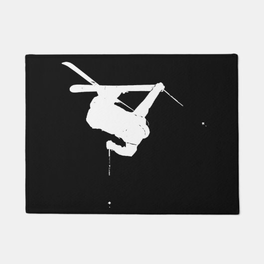 Zwart-witskier Deurmat (Voorkant)