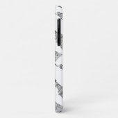 Zwart-witstaat van vrijheid Case-Mate iPhone case (Achterkant/links)