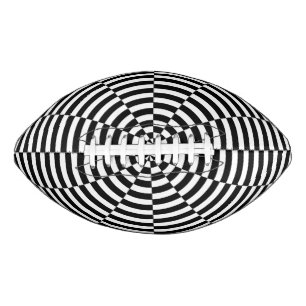 Zwart-witstraling American Football